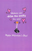 One I Love Go Steady On Gearstick Naughty Valentine's Day Card Funny Card