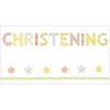 Luxury Christening Greeting Card