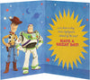 Disney Toy Story Buzz LightYr Pixar Birthday Card with Badge