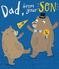 No1 Dad From Your No1 Son Cute Father's Day Greeting Card Lucky To Have You!