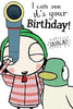 Sarah And Duck With Periscope Colour Me In Card Task Children Birthday Card