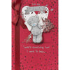 Me to You Girlfriend Flowers Valentine's Day Card Tatty Teddy Bear