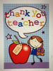 " Thank You Teacher " Quality Thank You Card