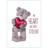 My Heart Has Been Stolen Tatty Teddy 3D Holographic Valentine's Day Card