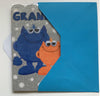 Grandad Monsters Foil Finished Christmas Card