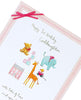 For Goddaughter Cute Animals Design 1st Birthday Card