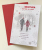 Special Brother And Sister In Law Snowy Design Christmas Card