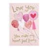 Valentine's Day Card 'Make My Heart Floaty'