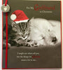 My Girlfriend Cute Kitten And Puppy Christmas Card