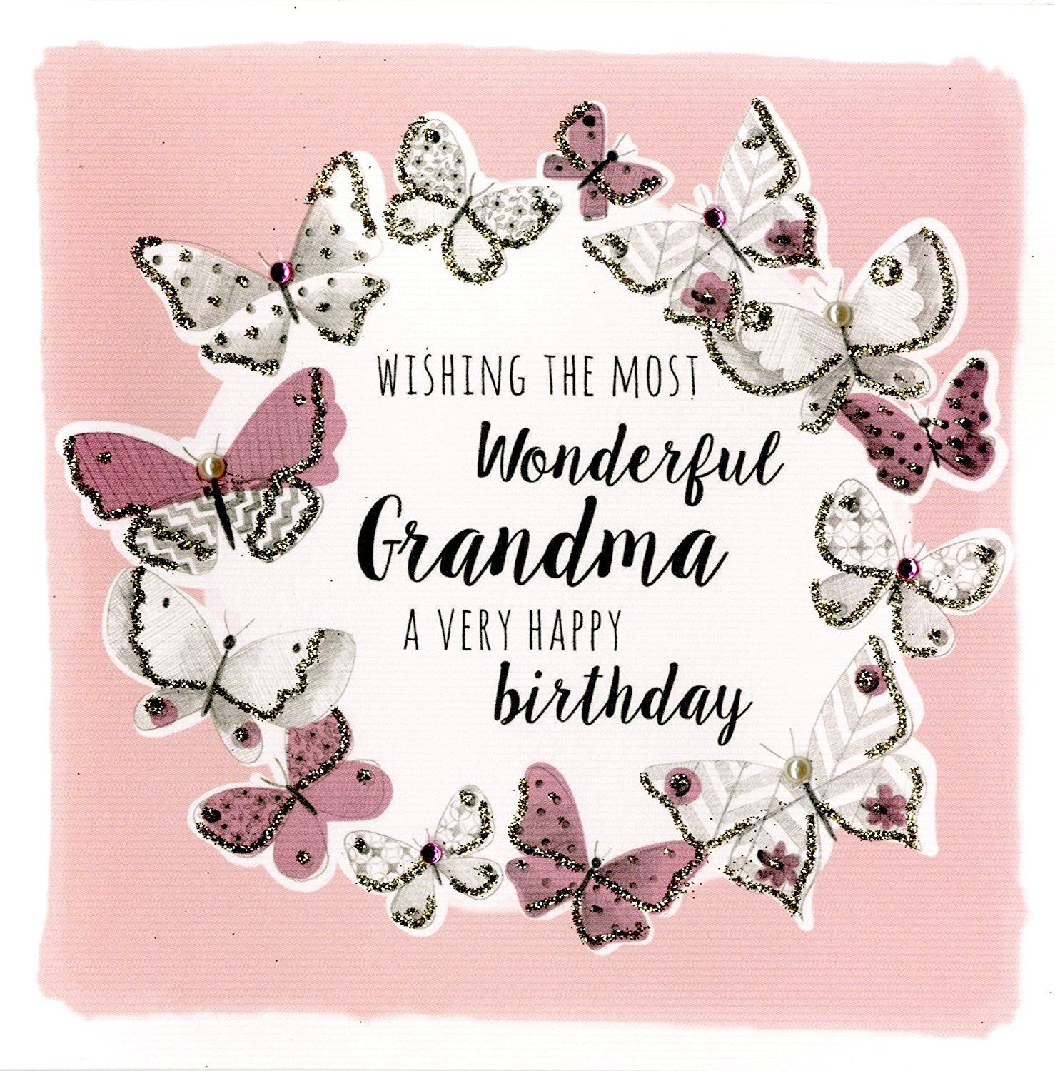 Wonderfu Grandma Birthday Greeting Card Hand-Finished Notting Hill Car ...