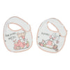 Set of 2 Bibs For Precious Baby Girl