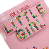 Cute Embossed Design Easter Card for a Special Little Girl