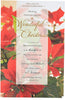 Wishing Someone Special Floral Design Foil Finished Christmas Card