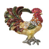 Rooster Brooch