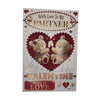 With Love To My Partner Cheers Teddies Design Open Valentine's Day Card