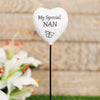 My Special Nan Resin Heart On Stick Graveside Plaque