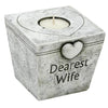 Dearest Wife Graveside Memory T-Lite Holder