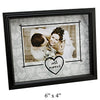 Just Married Glass Printed Photo Frame