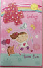 4 Today Birthday High Quality Nice Pink Glitter Greeting Card