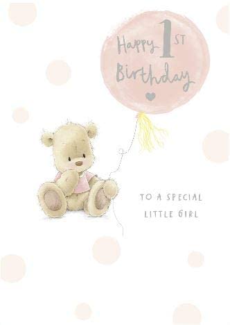 Girl 1St Birthday Card from The Nutmeg Range