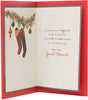 Wonderful Mum And Dad Wreath Design Nice Verse Christmas Card