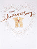 Wedding Anniversary Cute Teddies Card