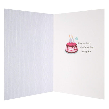 Hallmark 40th Birthday Card 