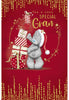 Special Gran Bear Stacking Presents Design Christmas Card