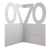 70th Birthday Studio Card "Amazing"