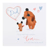 Dad Father's Day Bear Card 'Love You'