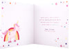 Cute Unicorn Design Special Daughter Birthday Card