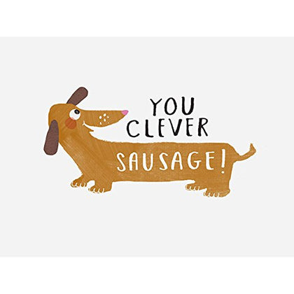 Clever Sausage Humour Congratulations Card