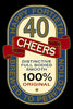 Cheers Men's 40th Birthday Card