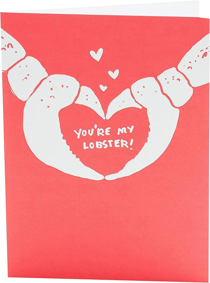 Lobster Design Funny Valentine's Day Card