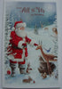 From All of Us Santa With Animals Design Christmas Card