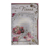 To A Dear Nanna On Mother's Day Die Cut Flowers Design Card