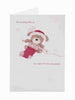 Lovely Nanny Lots of Woof Knitting Christmas Card