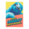 Funny Birthday Greetings Card 'Laaaazy'