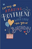 For My Amazing Boyfriend Stunning Birthday Card