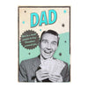 Dad Christmas Card 'Sneak Cash"