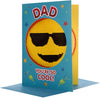 Dad Father's Day Card 'Reversible Sequin Keepsake'