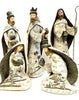 Set of 5 Christmas Nativity Scene Figurine Ornament Statues