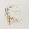 Elegant Floral Design Thank You Card