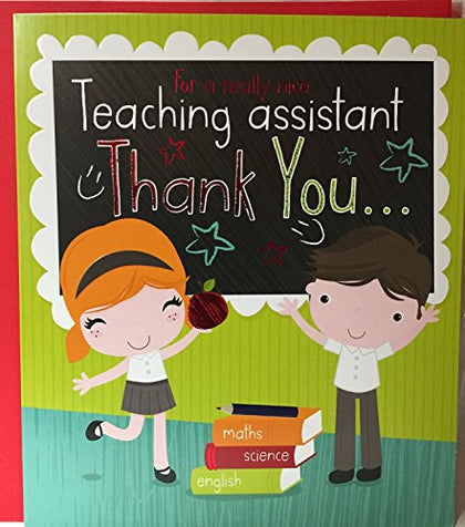 Teaching Assistant Thank You, Greeting Card Appreciation