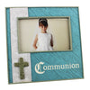 First Communion Cross Sign Photo Frame 4" x 6"