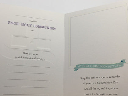 Special Keepsake For You On Your 1st Communion Card