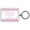 World's Best Granddaughter Celebrity Style Keyring