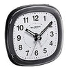 Black Alarm Clock Dome Lens Sweep Snooze Light