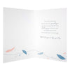 At This Sad Time Bird Feather Design Sympathy Card