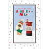 Across The Miles Boofle And Post Box Design Christmas Card